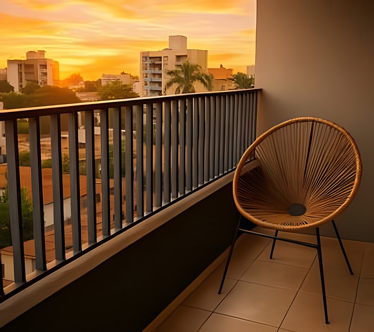 Studio Paulista 308 Rooftop Pool