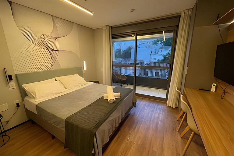 Studio Paulista 306 Rooftop Pool