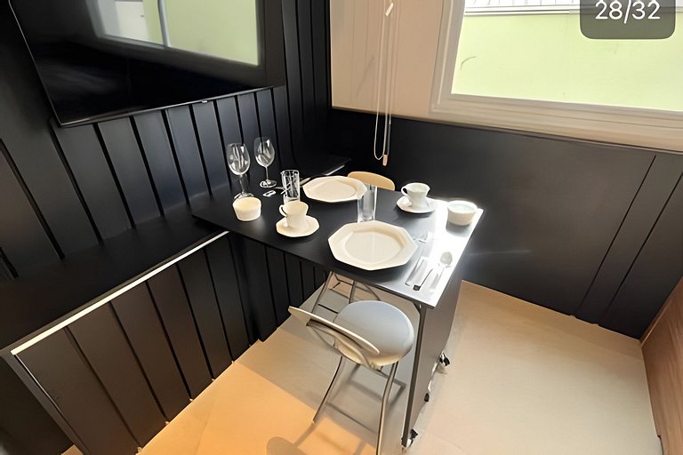 Studio super premium 210 | estacionamento incluso!