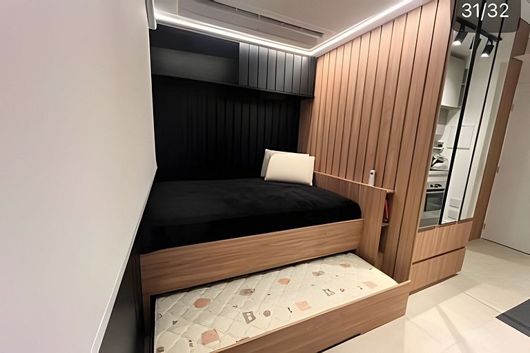 Studio super premium 210 | estacionamento incluso!