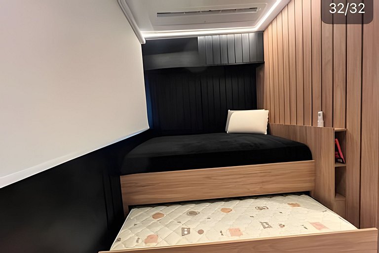 Studio super premium 210 | estacionamento incluso!