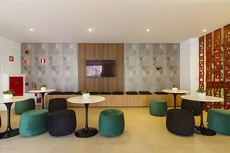 Studio super premium 210 | estacionamento incluso!