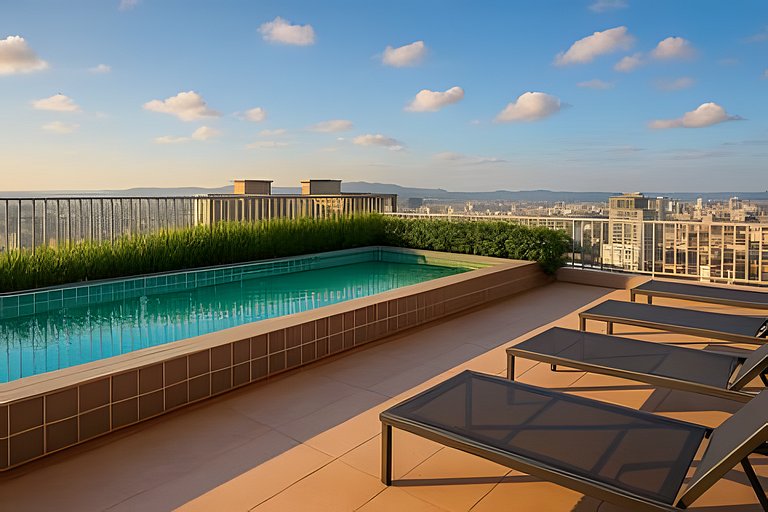 SᴛᴜᴅɪᴏAʟʟɪᴀɴᴢ2307 - Estacionamento & Rooftop pool
