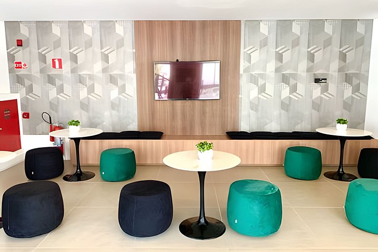 Studio Ibirapuera 212 -Estacionamento, Gym, Wi-Fi