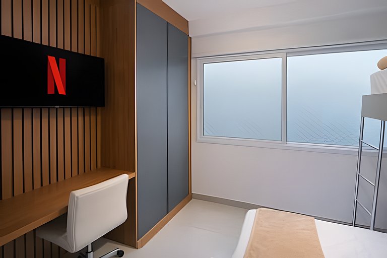 IDHome Elegance  Studio 110 com Estacionamento!